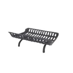 Hy-C Liberty Foundry 28 Inch G1000 Basket Style Cast Iron Fireplace Grate With 2 1/2 Inch Legs