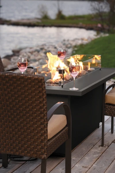 Kingsman 24 Inch Barbara Jean Collection Outdoor Linear Firestand With Manual Controls 5 Kingsman 24 Inch Barbara Jean Collection Outdoor Linear Firestand With Manual Controls - Image 3