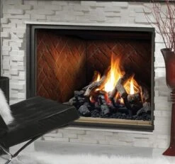 Kingsman 47 Inch HB4736 Zero Clearance Direct Vent Gas Fireplace - 7 Day Millivolt