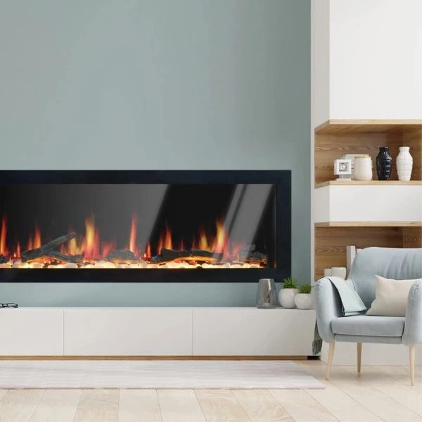 Litedeer Homes Latitude II 48 Inch Seamless Push-in Electric Linear Fireplace 7 Litedeer Homes Latitude II 48 Inch Seamless Push-in Electric Linear Fireplace - Image 5