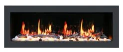 Litedeer Homes Latitude II 48 Inch Seamless Push-in Electric Linear Fireplace