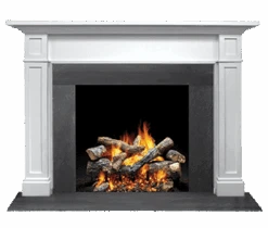 Majestic Acadia A Wood Fireplace Mantel