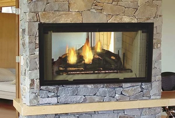 Majestic 42 Inch Designer Radiant Wood-Burning See Through Fireplace 3 Majestic 42 Inch Designer Radiant Wood-Burning See Through Fireplace