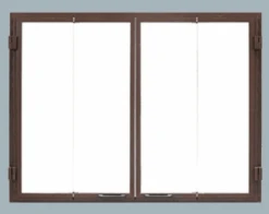 Majestic Glass Bi-Fold Door - 36' Ashland Fireplaces
