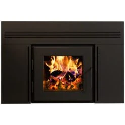 MF Fire Satin Black Surround For Nova Fireplace Inserts