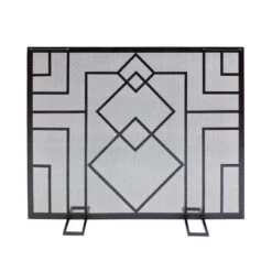 Minuteman 38 Inch Wright Design Fireplace Screen