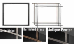 Napoleon 42 Inch Denali Front With Straight Iron Elements For Altitude Fireplaces
