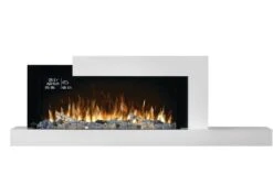 Napoleon 59 Inch Stylus Cara Elite Smart Wall-Mount Electric Fireplace
