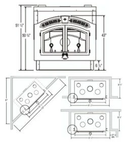 Napoleon High Country NZ6000 Wood Burning Fireplace 9 Napoleon High Country NZ6000 Wood Burning Fireplace -Fireplace Specialty Store napoleon high country nz6000 wood burning fireplace 175