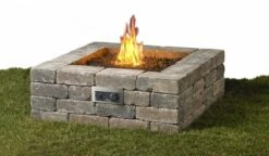 Outdoor Greatroom Company 24 Inch Square DIY Gas Fire Pit Kit -Fireplace Specialty Store outdoor greatroom company 24 inch square diy gas fire pit kit 81