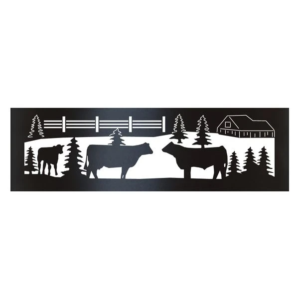 P&D Metal Works Cows On The Farm Wood Burning Fire Ring 3 P&D Metal Works Cows On The Farm Wood Burning Fire Ring