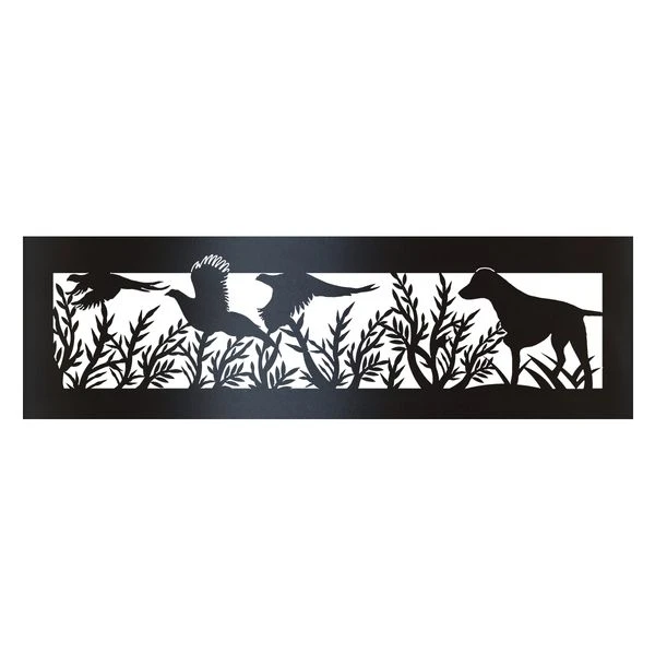 P&D Metal Works Dog And Pheasant Wood Burning Fire Ring 3 P&D Metal Works Dog And Pheasant Wood Burning Fire Ring