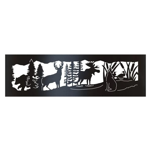 P&D Metal Works Moonlight Gathering Wood Burning Fire Ring 3 P&D Metal Works Moonlight Gathering Wood Burning Fire Ring