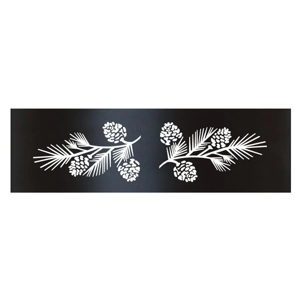 P&D Metal Works Pine Bough Wood Burning Fire Ring 3 P&D Metal Works Pine Bough Wood Burning Fire Ring