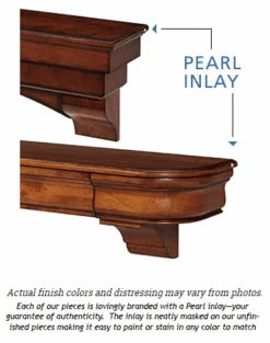 Pearl Mantels 120 Windsor Unfinished Fireplace Mantel Surround -Fireplace Specialty Store pearl mantels 120 windsor unfinished fireplace mantel surround 64