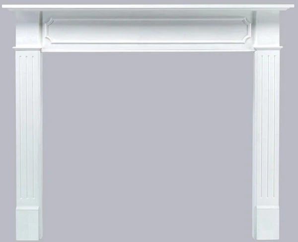 Pearl Mantels 520-48 Berkley MDF Fireplace Mantel Surround In White 5 Pearl Mantels 520-48 Berkley MDF Fireplace Mantel Surround In White - Image 3