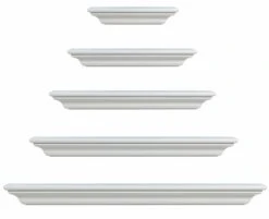 Pearl Mantels 618 Crestwood MDF Fireplace Mantel Shelf In White -Fireplace Specialty Store pearl mantels 618 the crestwood fireplace mantel shelf in mdf 126