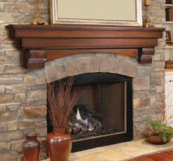 Pearl Mantels 495 Auburn Fireplace Mantel Shelf -Fireplace Specialty Store pearl mantels auburn mantel shelf no 495 132