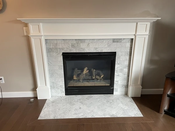 Pearl Mantels Marshall MDF Fireplace Fireplace Mantel Shelf 8 Pearl Mantels Marshall MDF Fireplace Fireplace Mantel Shelf - Image 6