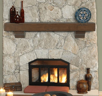 Pearl Mantels 412 Shenandoah Fireplace Mantel Shelf 6 Pearl Mantels 412 Shenandoah Fireplace Mantel Shelf - Image 4