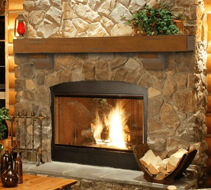 Pearl Mantels 412 Shenandoah Fireplace Mantel Shelf 7 Pearl Mantels 412 Shenandoah Fireplace Mantel Shelf - Image 5