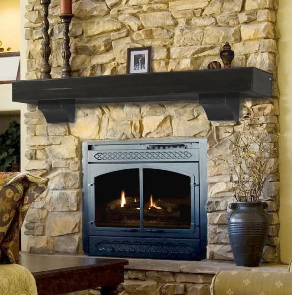 Pearl Mantels 412 Shenandoah Fireplace Mantel Shelf 8 Pearl Mantels 412 Shenandoah Fireplace Mantel Shelf - Image 6