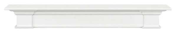 Pearl Mantels Shepherd White MDF Fireplace Mantel Shelf 3 Pearl Mantels Shepherd White MDF Fireplace Mantel Shelf