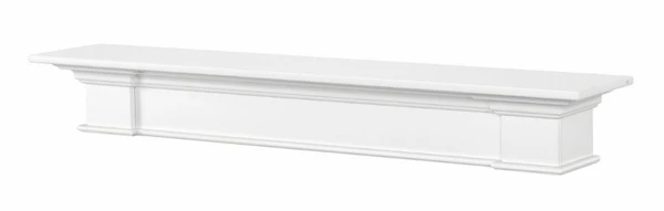 Pearl Mantels Shepherd White MDF Fireplace Mantel Shelf 4 Pearl Mantels Shepherd White MDF Fireplace Mantel Shelf - Image 2