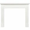 Pearl Mantels The Mike 48' White Fireplace Mantel Surround -Fireplace Specialty Store pearl mantels the mike 48 white fireplace mantel 77