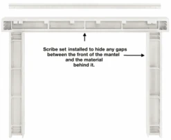 Pearl Mantels Zachary Non-Combustible Fireplace Mantel Surround -Fireplace Specialty Store pearl mantels zachary non combustible fireplace surround 73 1