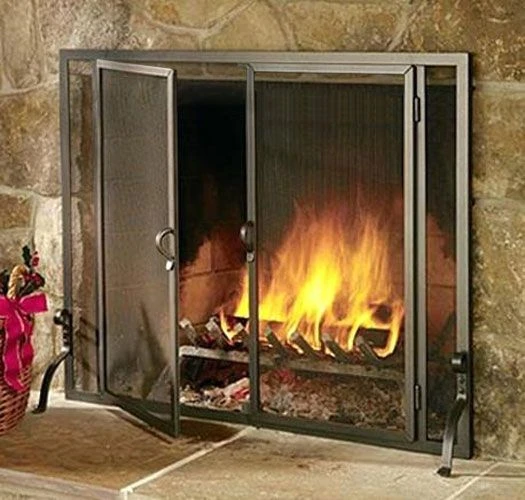 Pilgrim 44 Inch Flat Firescreen With Full Height Doors 5 Pilgrim 44 Inch Flat Firescreen With Full Height Doors - Image 3