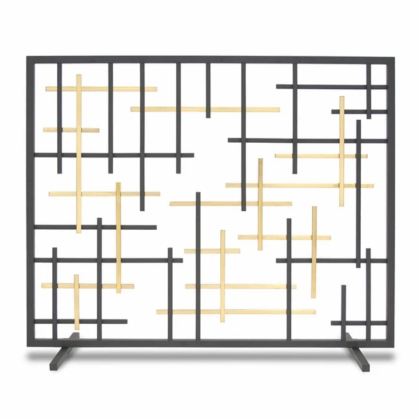Pilgrim Contemporary Summer No Mesh Fireplace Screen 4 Pilgrim Contemporary Summer No Mesh Fireplace Screen - Image 2