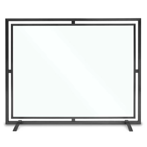 Pilgrim Floating Glass Fireplace Screen 3 Pilgrim Floating Glass Fireplace Screen