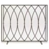 Pilgrim Addison Fireplace Screen -Fireplace Specialty Store pilgrim single panel addison screen burnished bronze 57