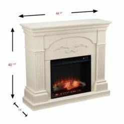SEI 45 Inch Sicilian Electric Fireplace With Classic Mantel -Fireplace Specialty Store sei 45 inch sicilian electric fireplace with classic mantel 57