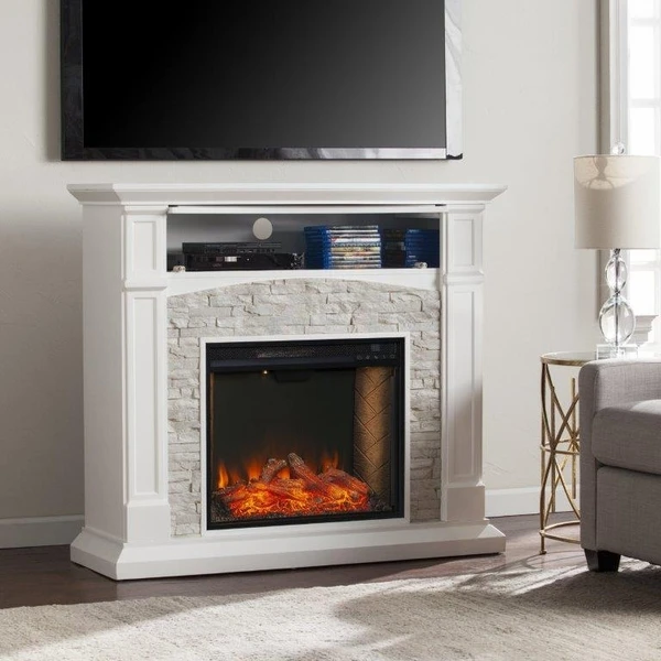 SEI 46 Inch Seneca Alexa-Enabled Smart Electric Fireplace 5 SEI 46 Inch Seneca Alexa-Enabled Smart Electric Fireplace - Image 3