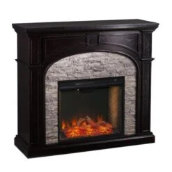 SEI 46 Inch Tanaya Alexa-Enabled Smart Electric Fireplace