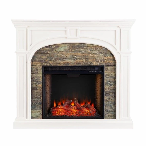 SEI 46 Inch Tanaya Alexa-Enabled Smart Electric Fireplace 4 SEI 46 Inch Tanaya Alexa-Enabled Smart Electric Fireplace - Image 2