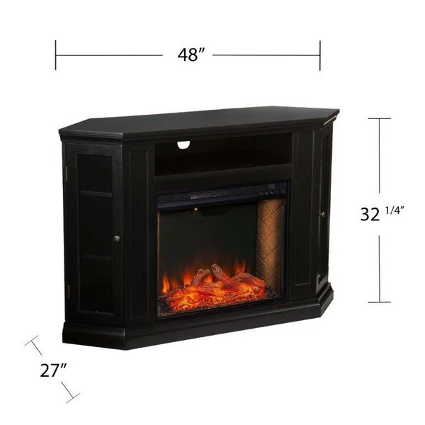 SEI 48 Inch Claremont Alexa-Enabled Smart Corner Electric Fireplace 5 SEI 48 Inch Claremont Alexa-Enabled Smart Corner Electric Fireplace - Image 3