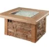 Outdoor Greatroom Company Sierra Square Gas Fire Pit Table