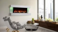 Simplifire 36 Inch Wall Mounted Electric Fireplace With Format Floating Mantel -Fireplace Specialty Store simplifire 36 inch format floating mantel wall mount 71