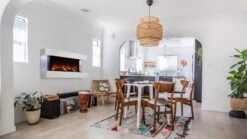 Simplifire 36 Inch Wall Mounted Electric Fireplace With Format Floating Mantel -Fireplace Specialty Store simplifire 36 inch format floating mantel wall mount 72