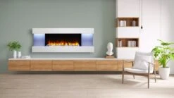 Simplifire 36 Inch Wall Mounted Electric Fireplace With Format Floating Mantel -Fireplace Specialty Store simplifire 36 inch format floating mantel wall mount 73