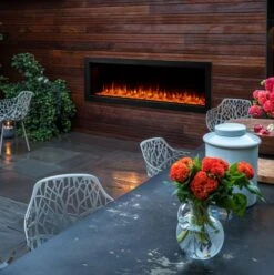 Simplifire 43 Inch Forum Outdoor Linear Electric Fireplace -Fireplace Specialty Store simplifire 43 inch forum outdoor linear electric fireplace 9