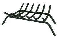 Stone Age Manufacturing Solid Steel Log Grate For 24 Inch Masonry Fireplaces