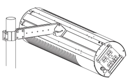 SunStar 3 Inch Pole Mounting Arm Kit For Patio Heaters 3 SunStar 3 Inch Pole Mounting Arm Kit For Patio Heaters
