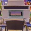 Superior 44 Inch Outdoor Linear Vent Free Gas Fireplace -Fireplace Specialty Store superior 43 outdoor linear vent free fireplace linear vent free outdoor fireplace natural gas vre3036zmpws 99
