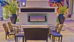 Superior 44 Inch Outdoor Linear Vent Free Gas Fireplace
