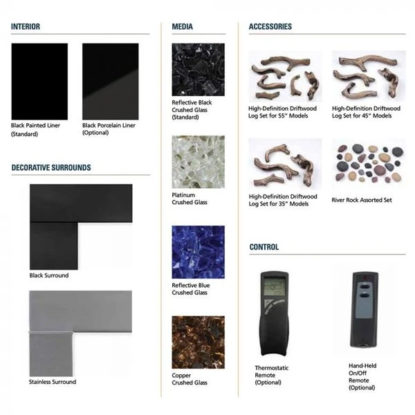 Superior 55 Inch DRL2000 Direct Vent Linear Gas Fireplace - IPI 7 Superior 55 Inch DRL2000 Direct Vent Linear Gas Fireplace - IPI - Image 5