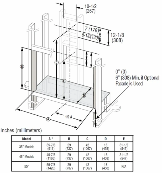 Superior 55 Inch DRL2000 Direct Vent Linear Gas Fireplace - IPI 9 Superior 55 Inch DRL2000 Direct Vent Linear Gas Fireplace - IPI - Image 7